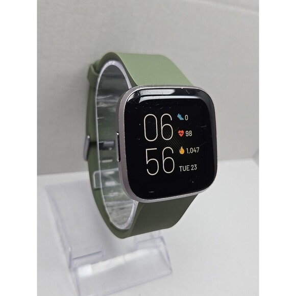 Fitbit Versa 2 Smartwatch Gray 40mm Alexa WR50M Always On Display No Charger - Picture 4 of 10